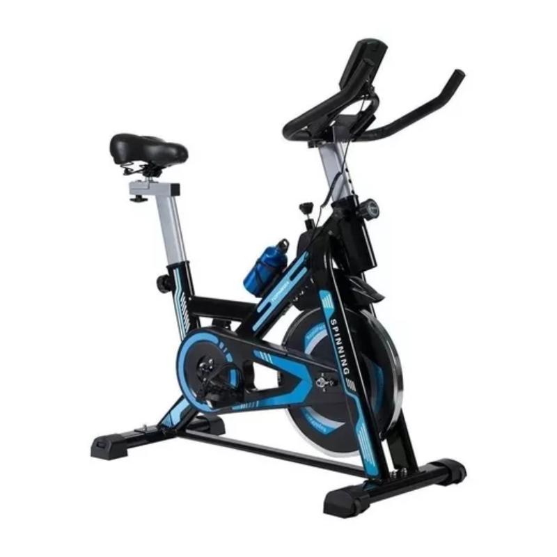 Bicicleta Estática Spinning Profesional Azul