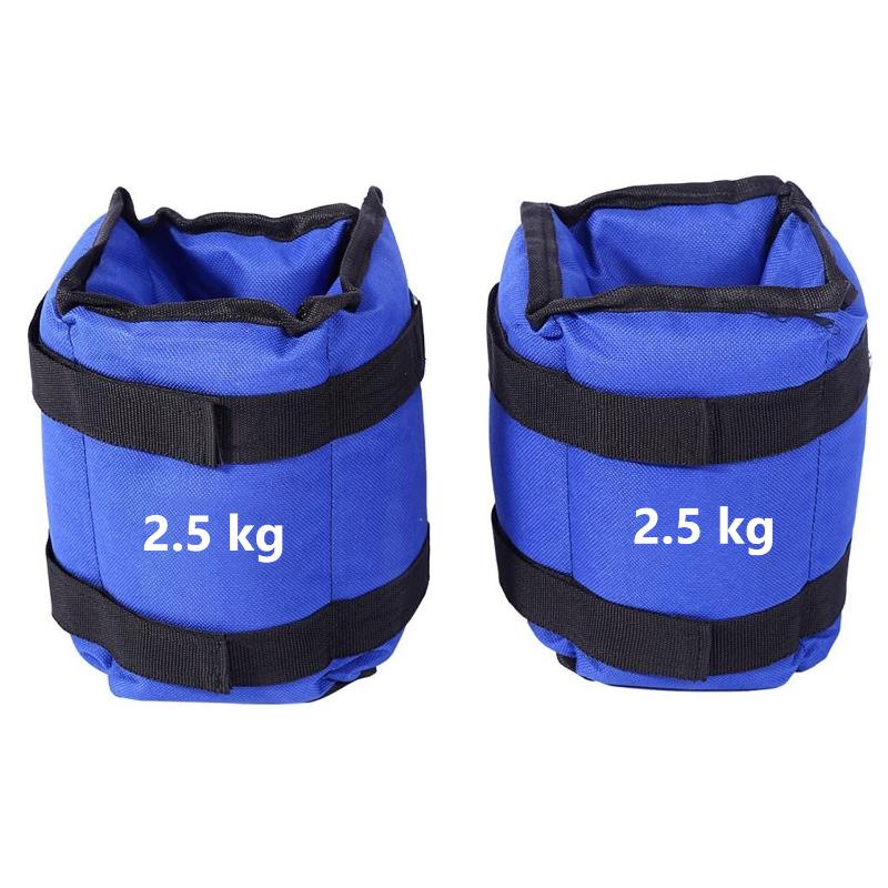 Pesas Deportivas Para Tobillos Y Muñeca 5 KG Azul