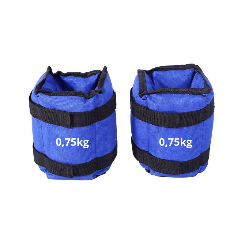 Pesas Deportivas Para Tobillos Y Muñeca 1,5 KG Azul