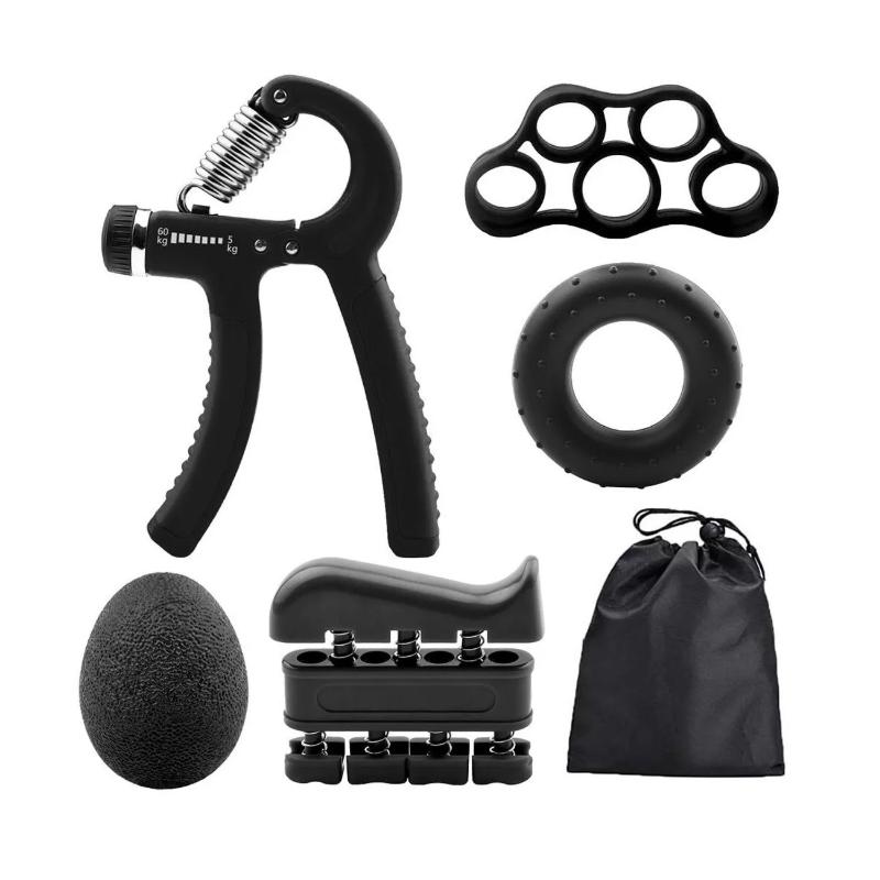 Kit Ejercitador Fortalecedor Manos 5 Pcs Ajustable