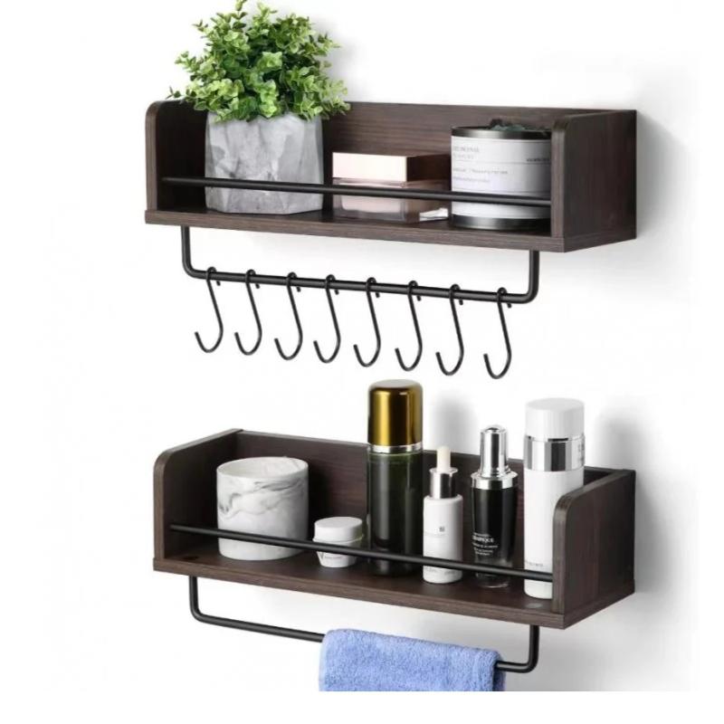 Kit 2 Repisas Soportes Multiuso Madera