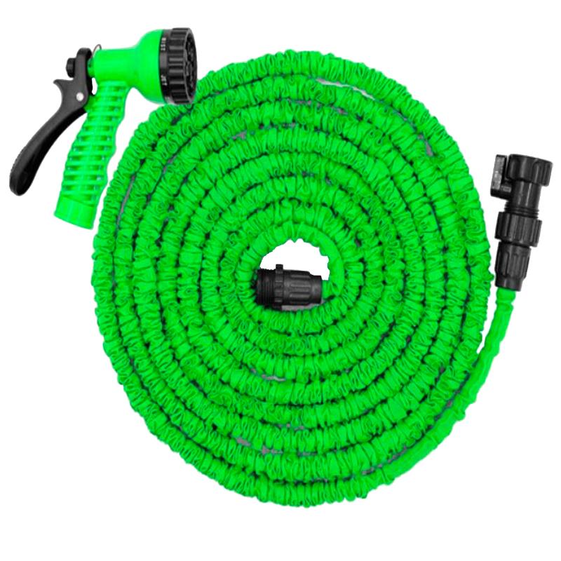 Manguera Reforzada Retráctil 30MTS Jardín Verde
