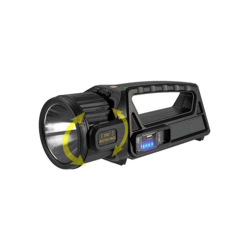 Linterna Reflector Led Solar Rotación 350°