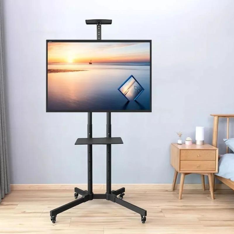 Soporte Tv Móvil Con Ruedas Inclinación Regulación 32 a 70"