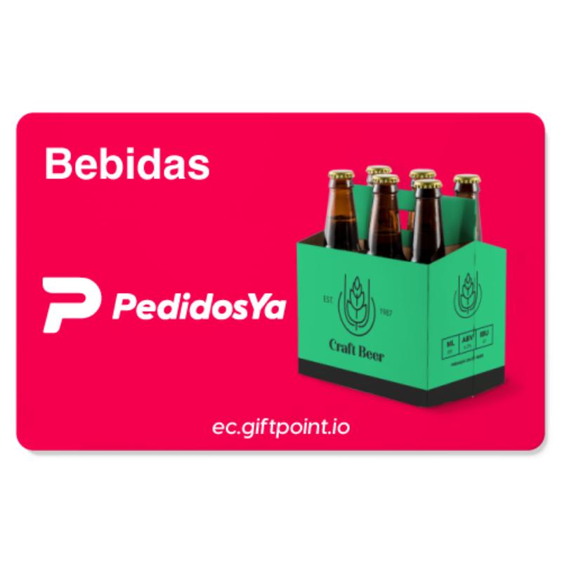 Pedidos Ya - Bebidas - Gift Card $5
