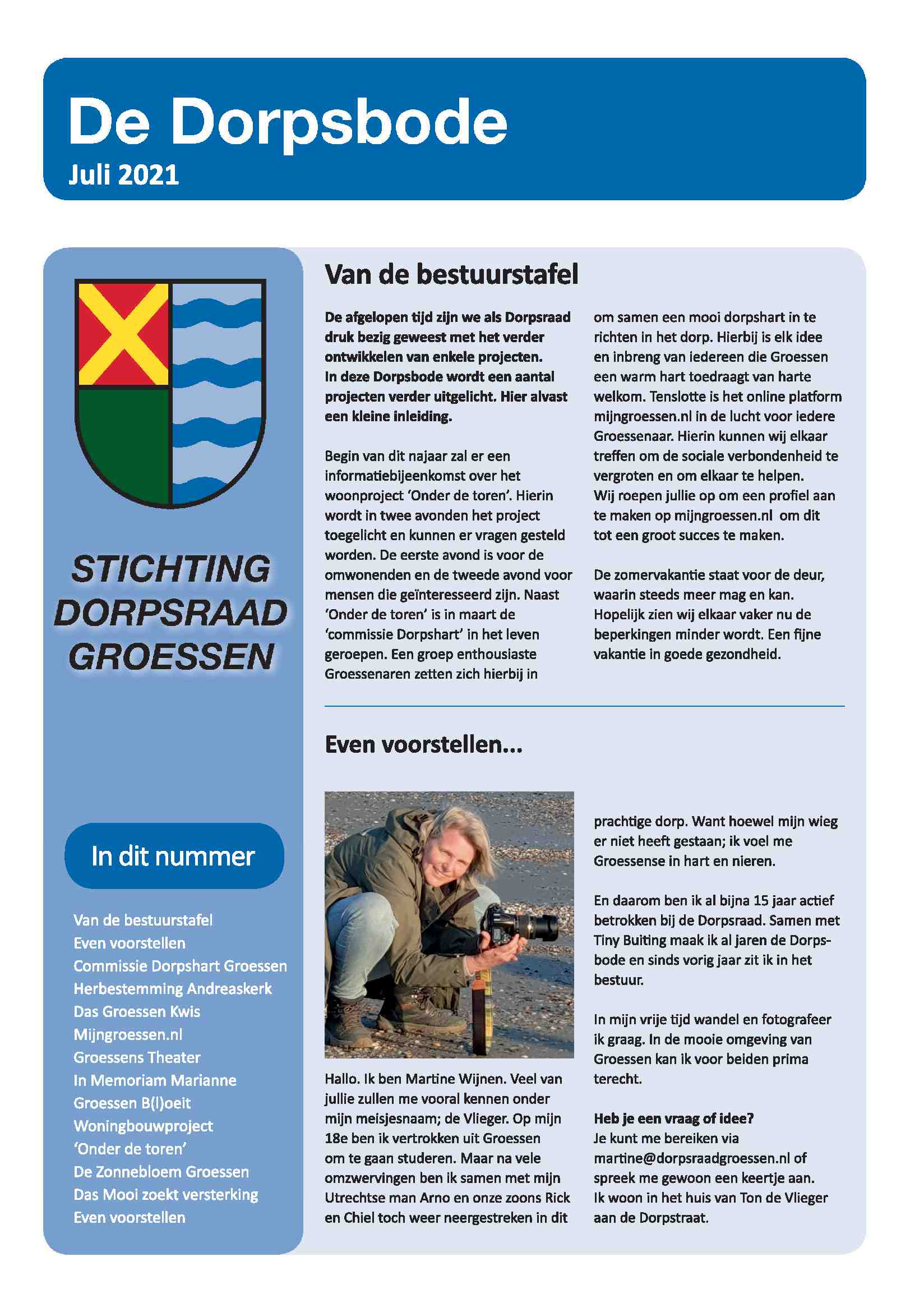Cover editie juli 2021