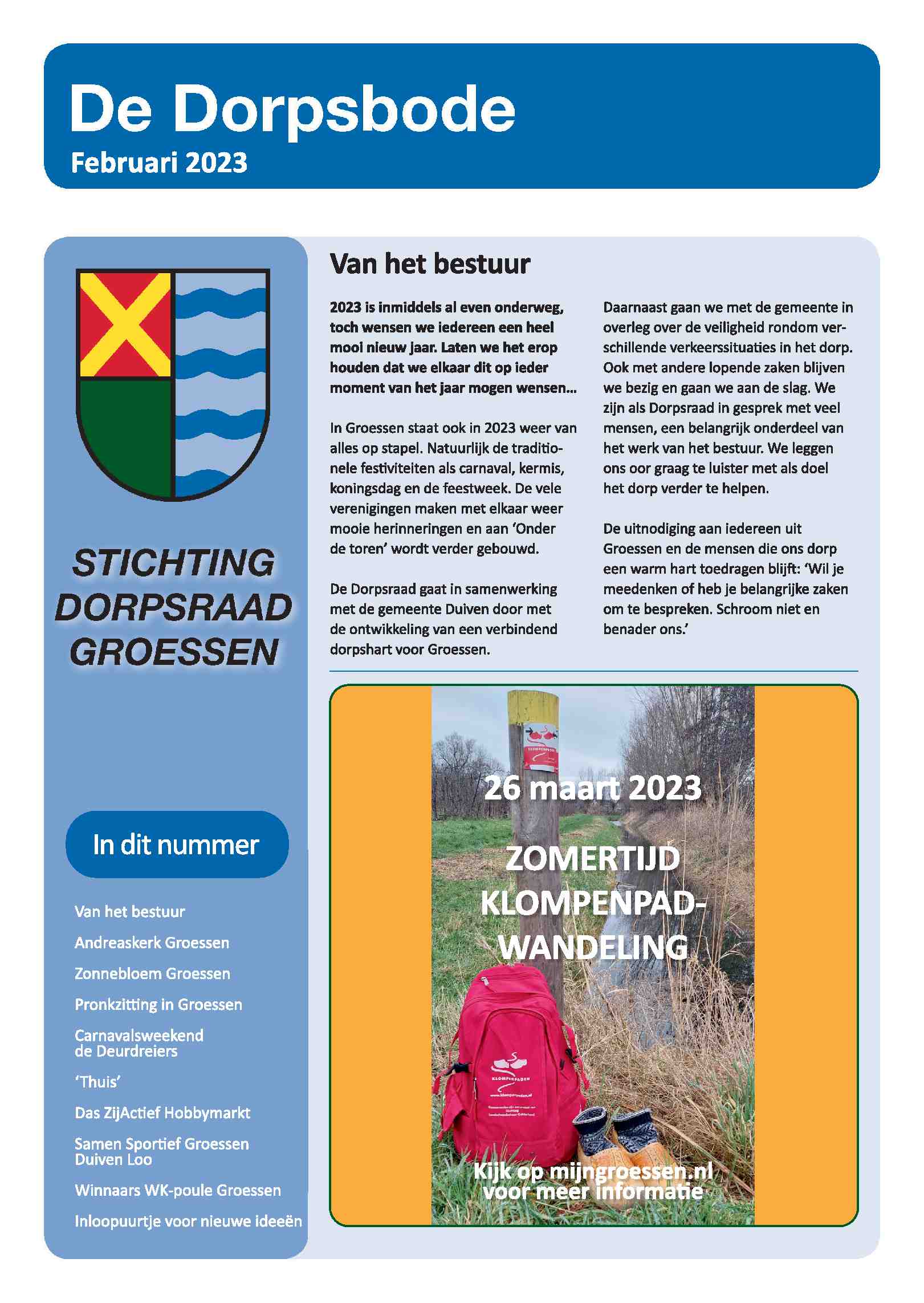 Cover editie februari 2023