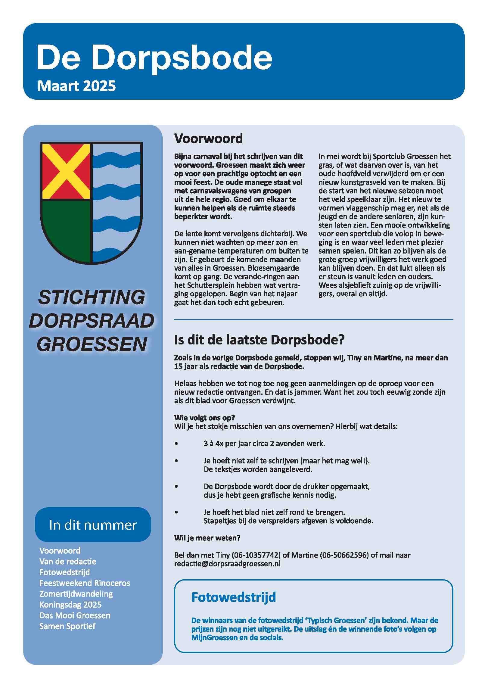Cover editie maart 2025