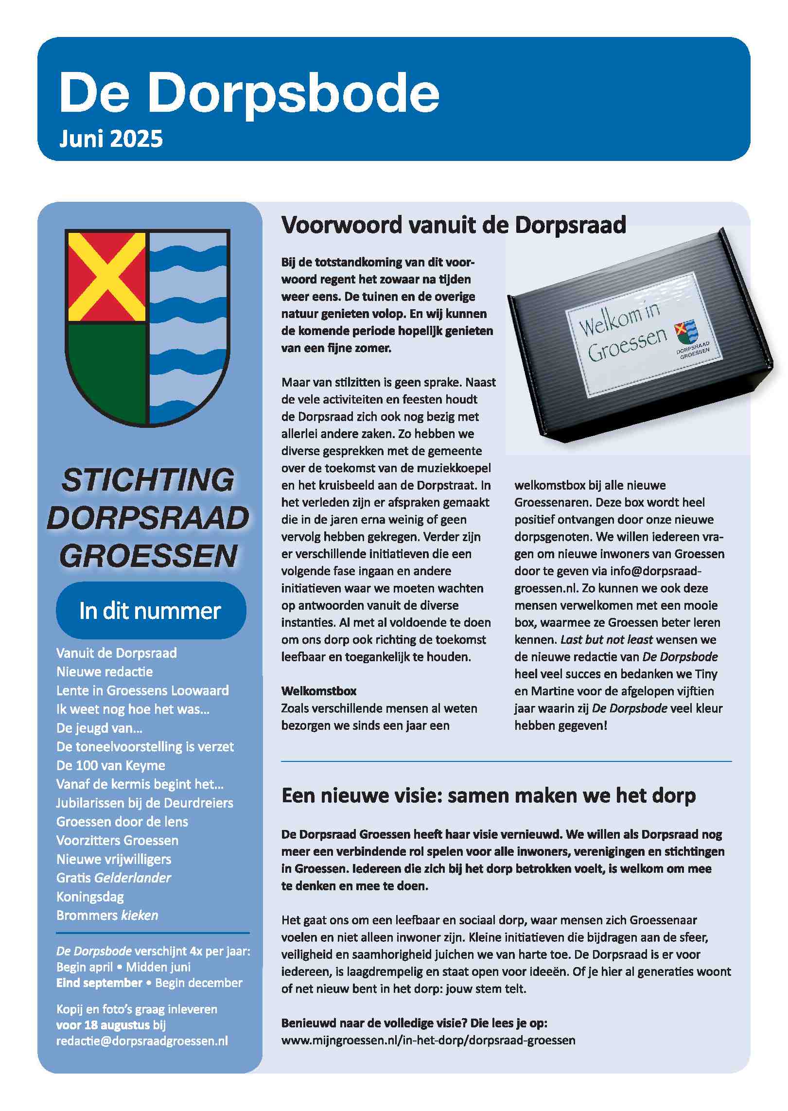 Cover editie juni 2025