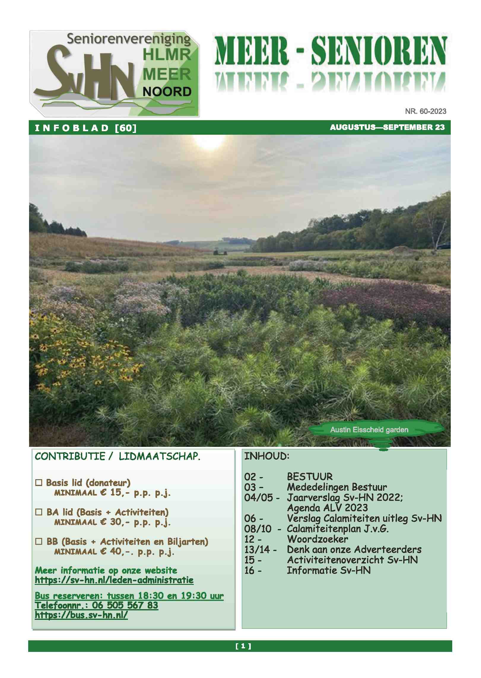 Cover editie augustus 2023