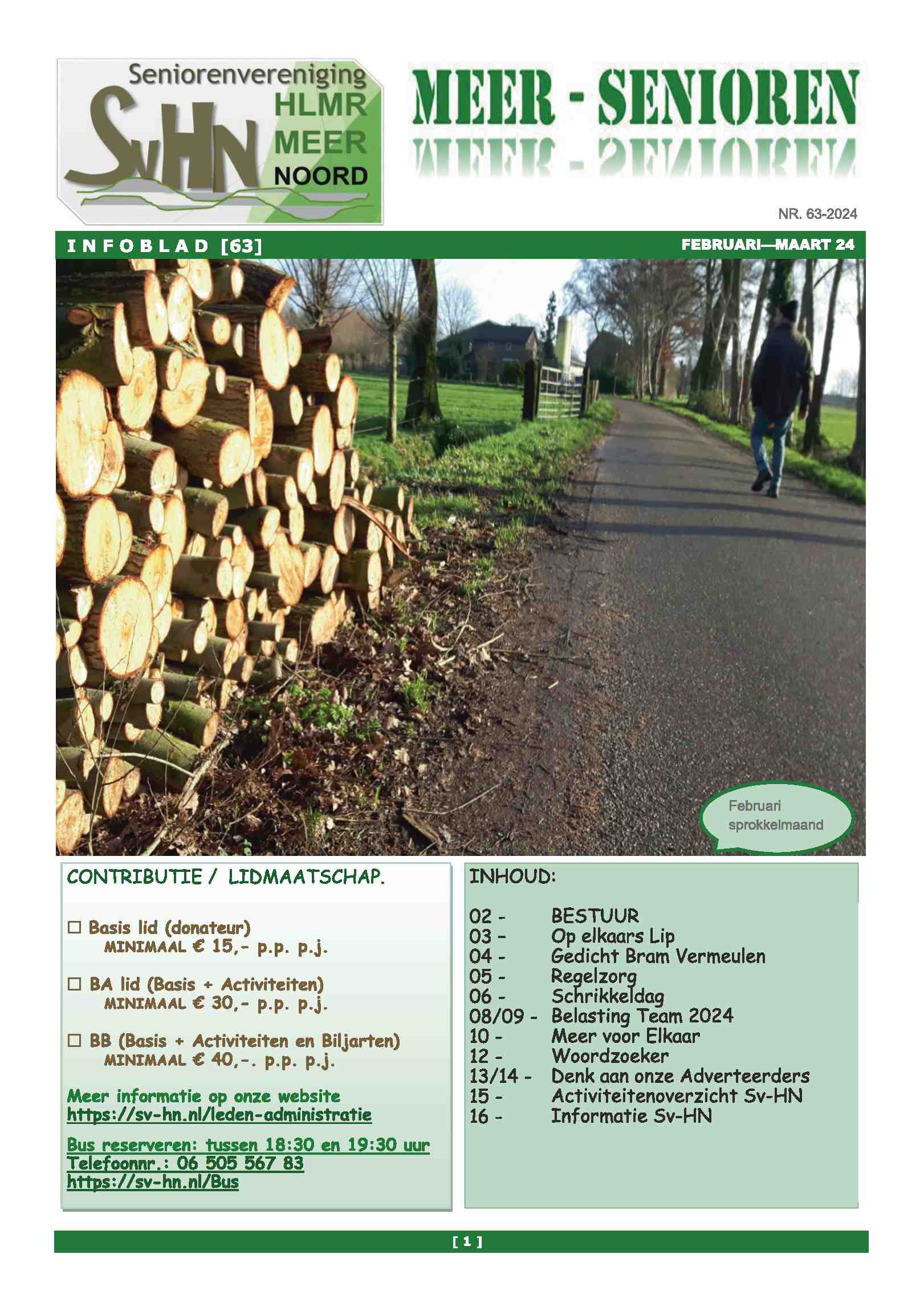 Cover editie februari 2024