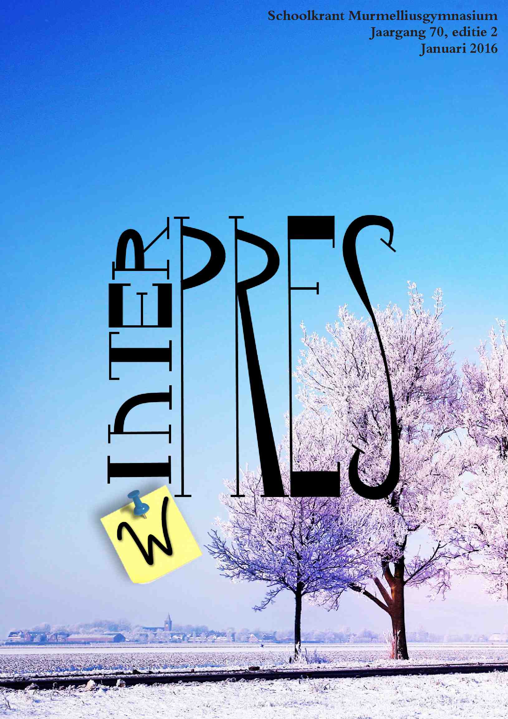 Cover editie januari 2016