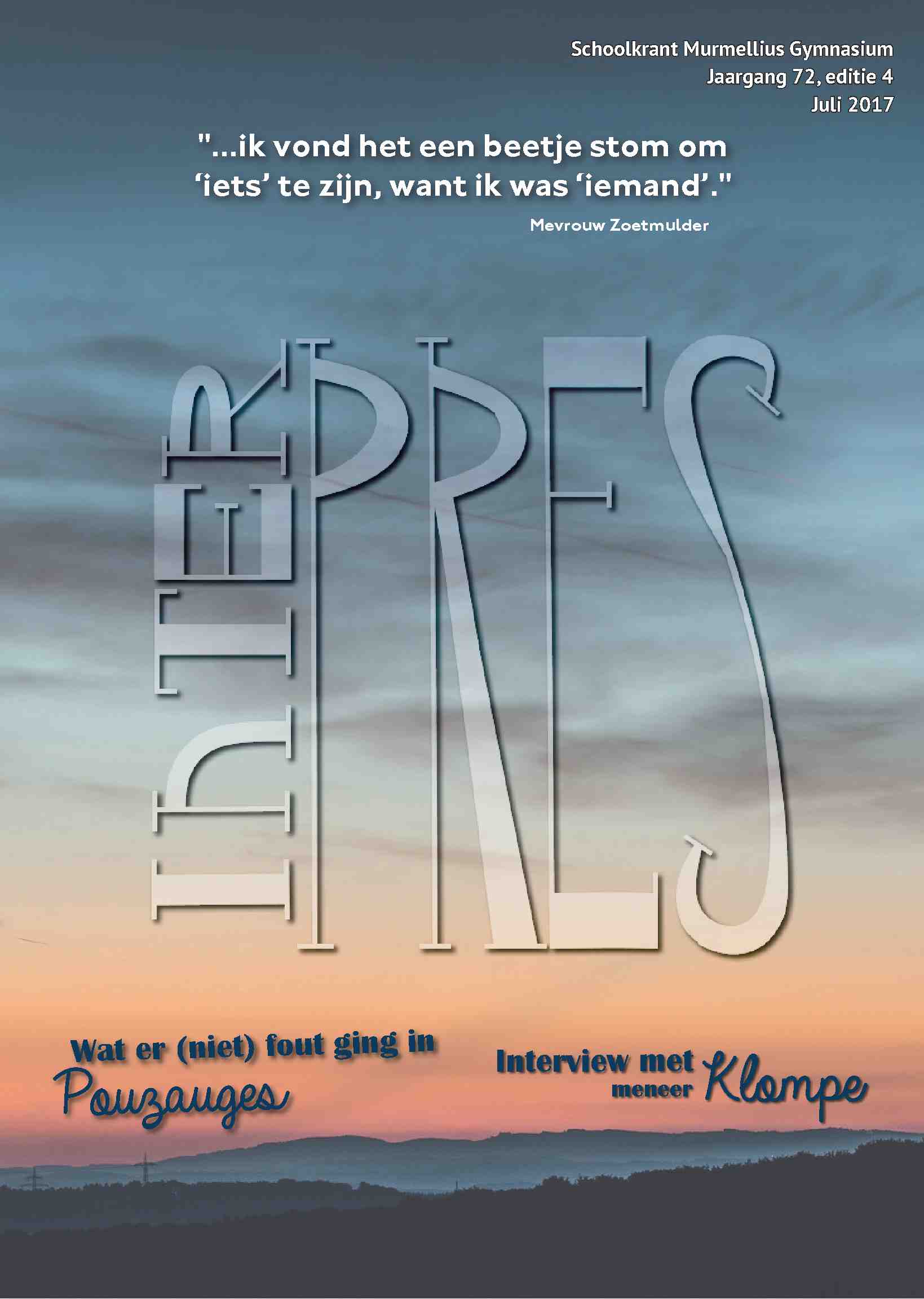 Cover editie juli 2017