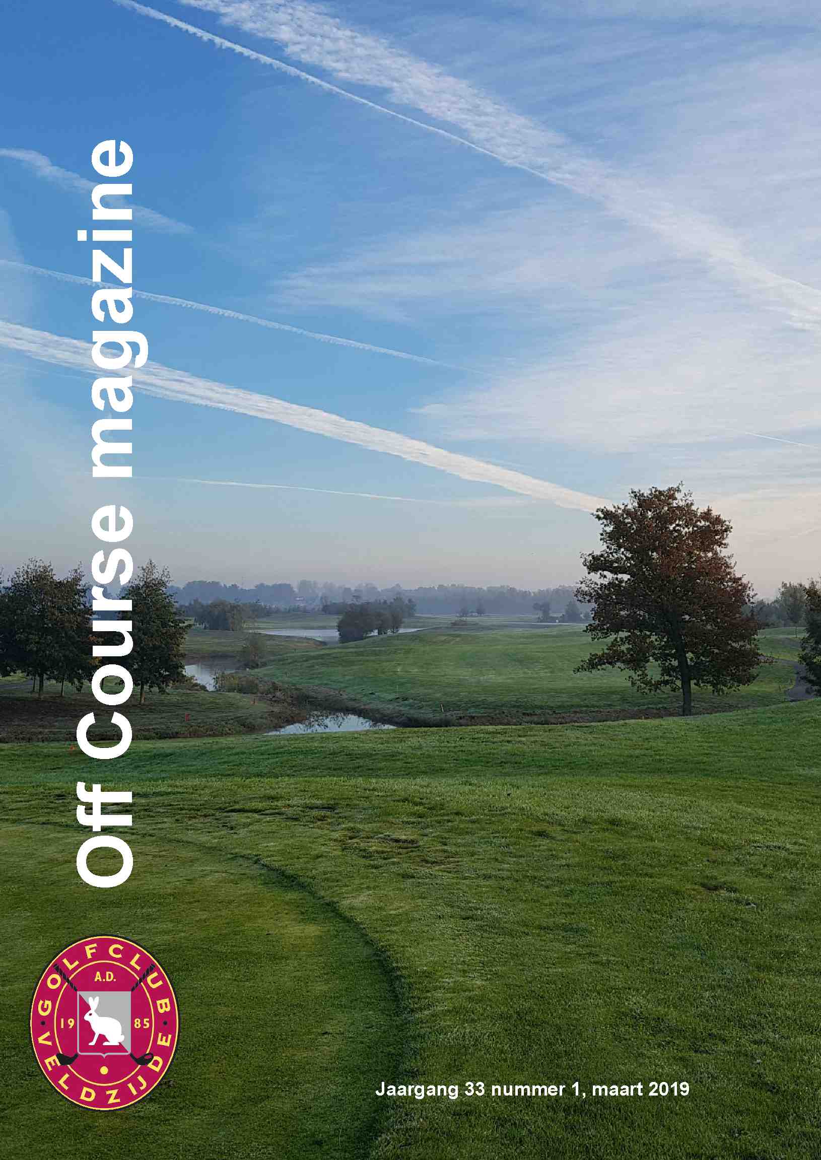 Voorbeeld Clubblad drukken: "Golfclub Veldzijde"