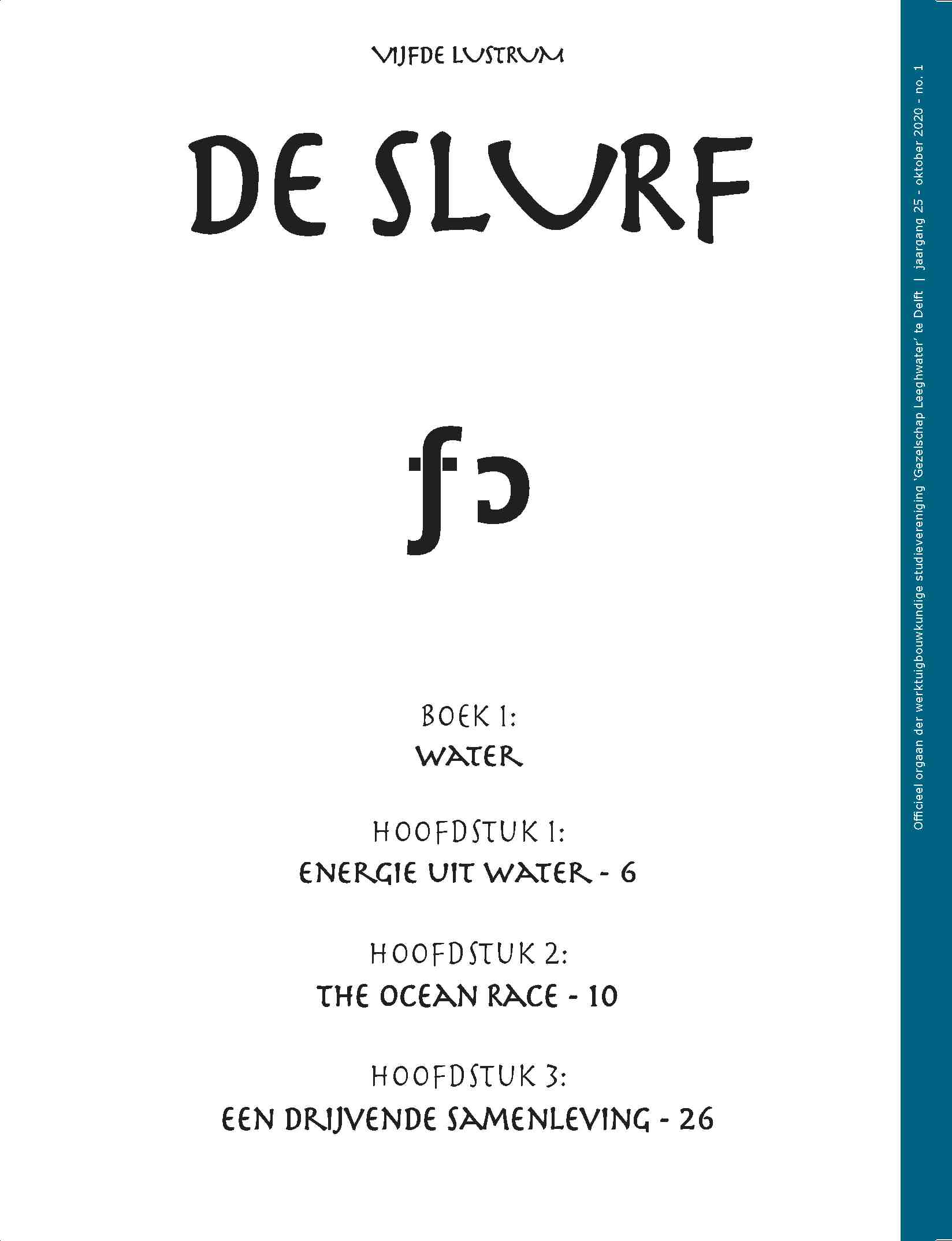 Cover editie oktober 2020