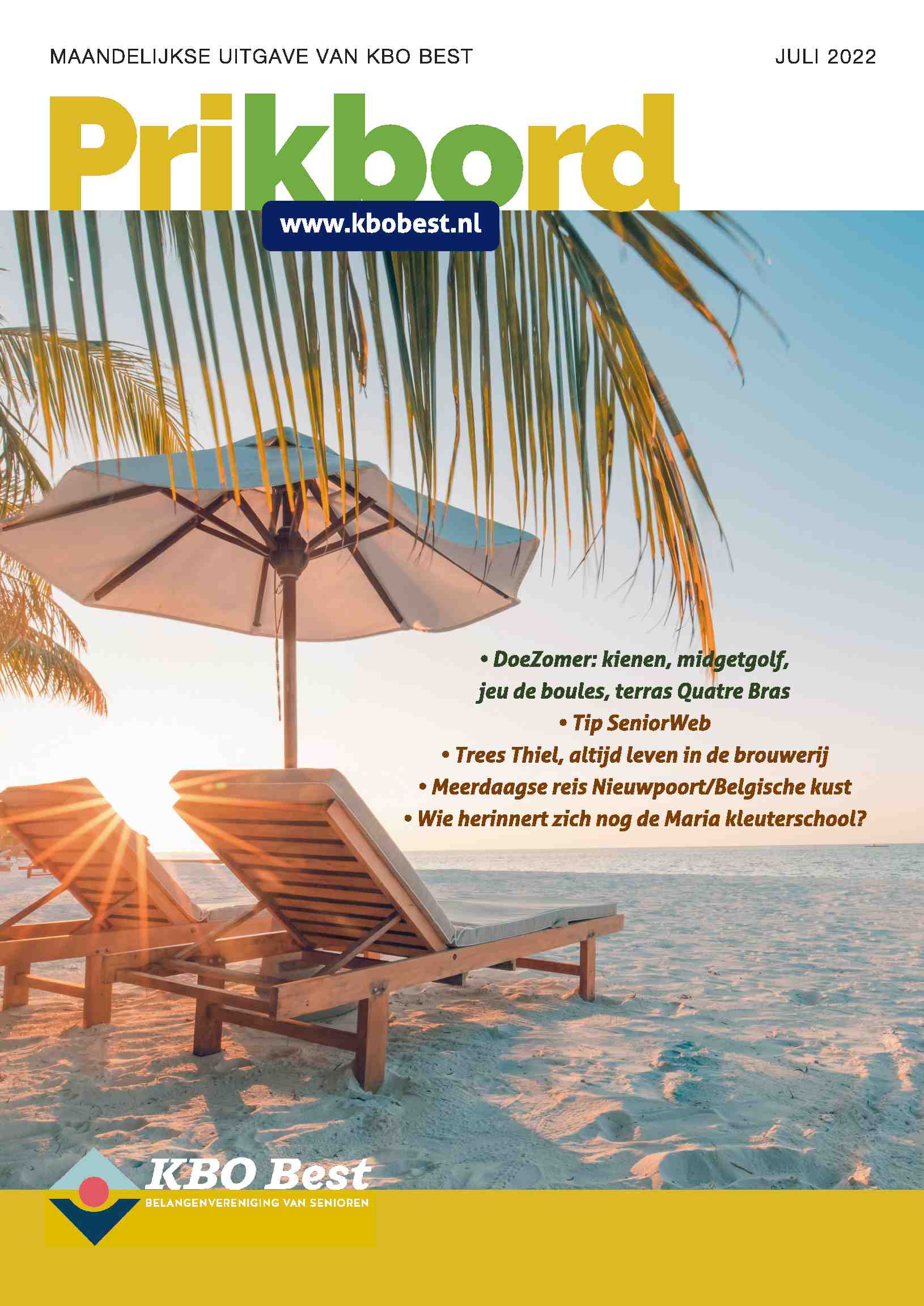 Cover editie juli 2022
