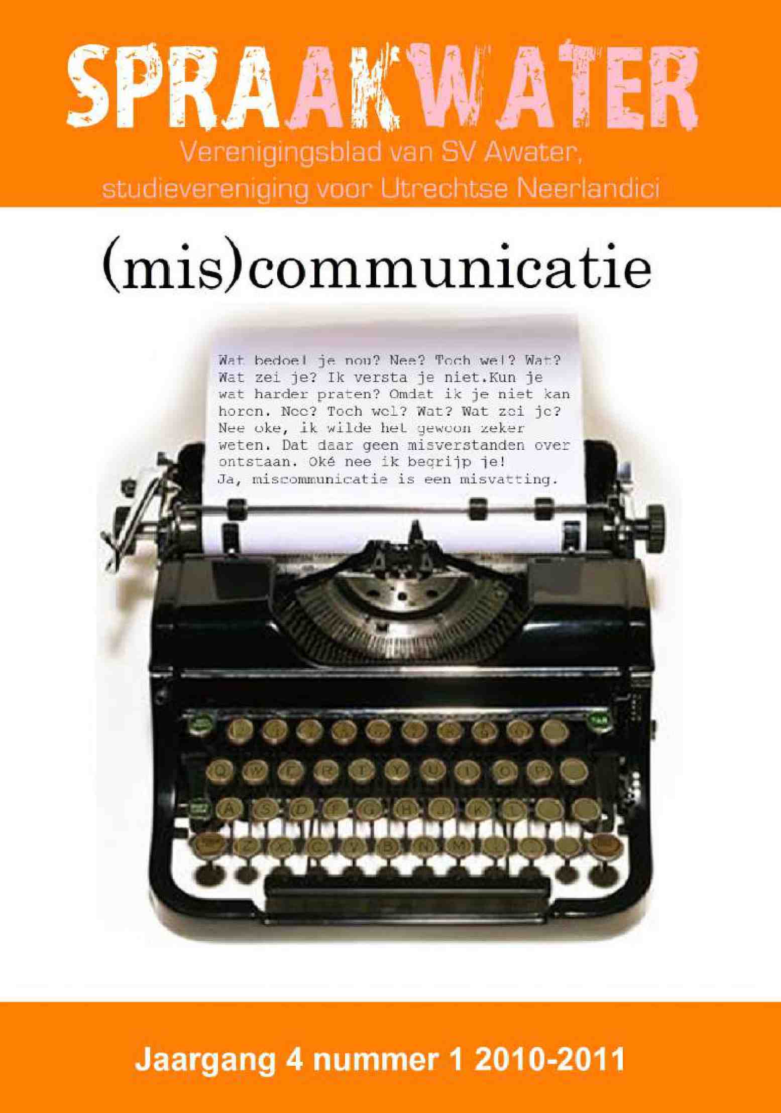 Cover editie november 2010