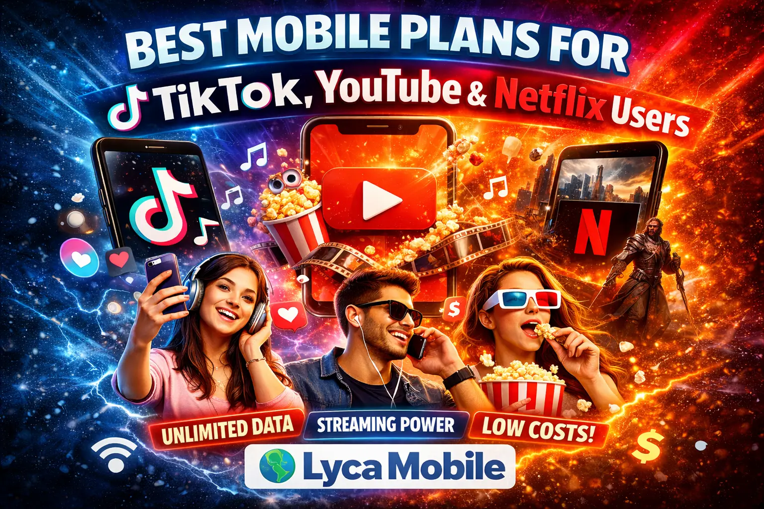 lyca mobile for tiktok and netflix