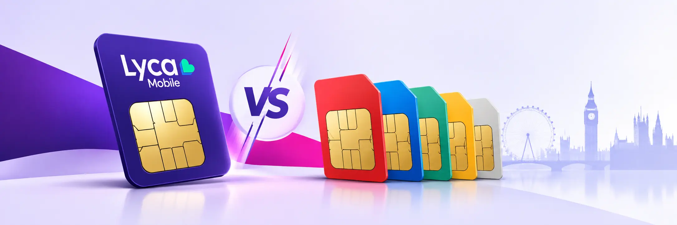 lyca vs other networks - sim only deals comparison