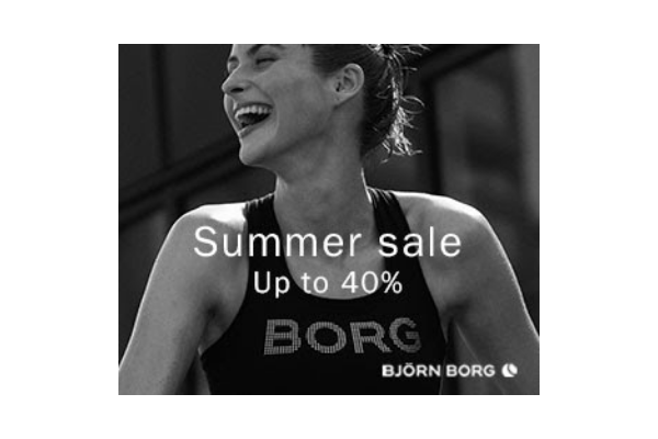 BjÃ¶rn Borg: Summer Sale tot -40%