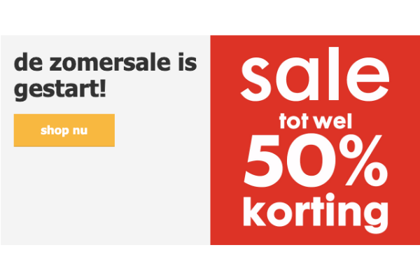 HEMA: Summer Sale tot 50% korting