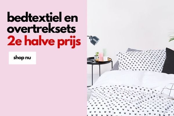 HEMA: 2e halve prijs bedtextiel & overtreksets