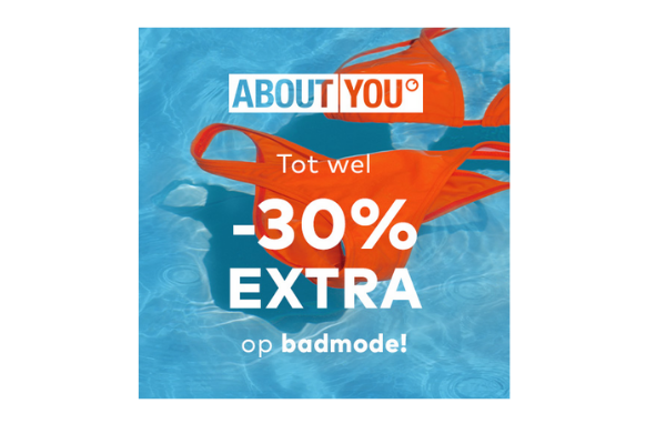 ABOUT YOU: tot -30% extra op badmode
