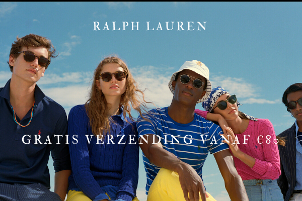 Ralph Lauren: nu gratis verzending vanaf â¬80