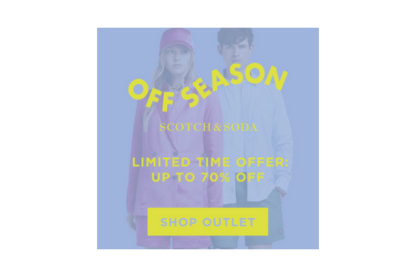 Scotch & Soda Outlet: nu tot 70% korting