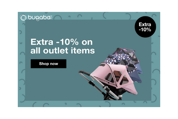 Bugaboo: extra 10% korting op de outlet