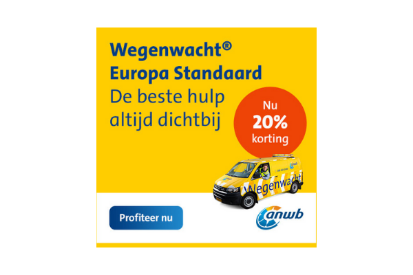 WegenwachtÂ® van ANWB: nu 20% korting