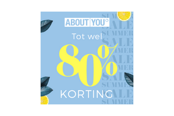 ABOUT YOU: tot 80% korting