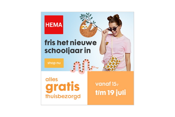 HEMA: gratis bezorging!