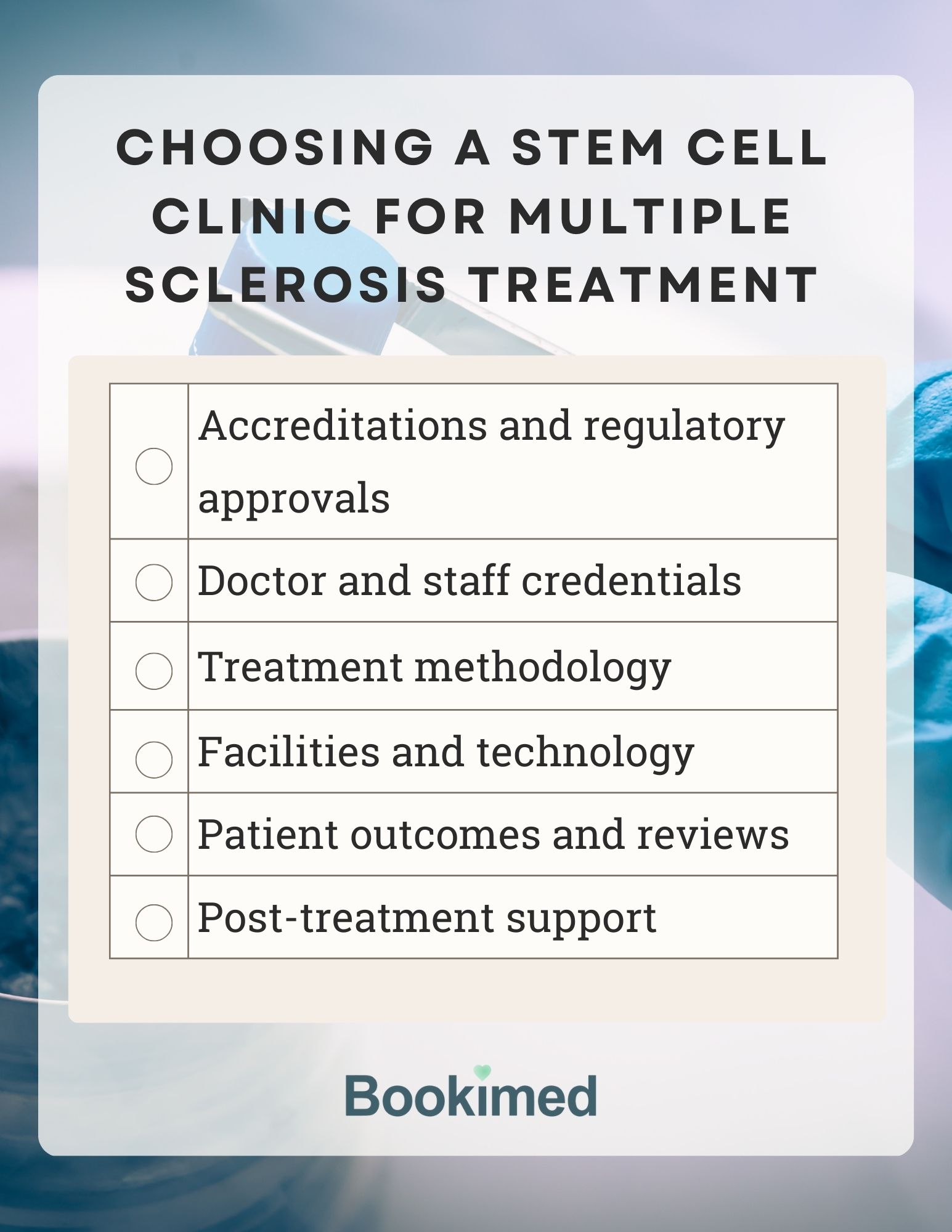 How to choose where to get stem cell therapy for MS? Where can I get stem cell therapy for MS?