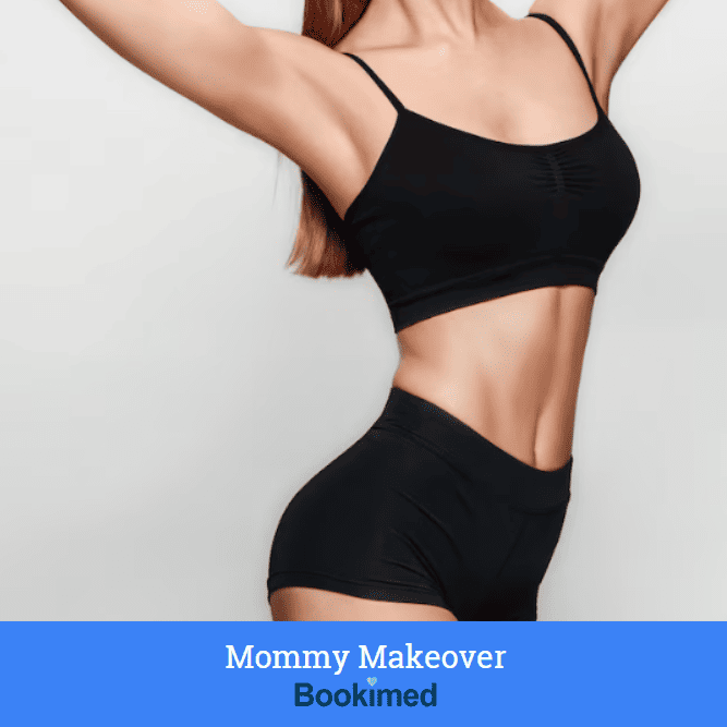 plastic surgery tummy tuck procedure showing surgical technique