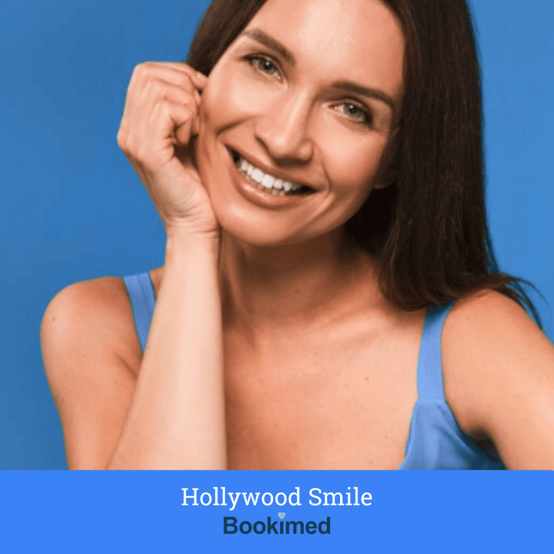 cosmetic dentistry procedures in a hollywood smile treatment
