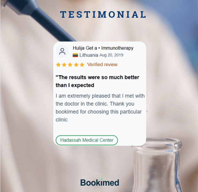 patient's immune system testimonial