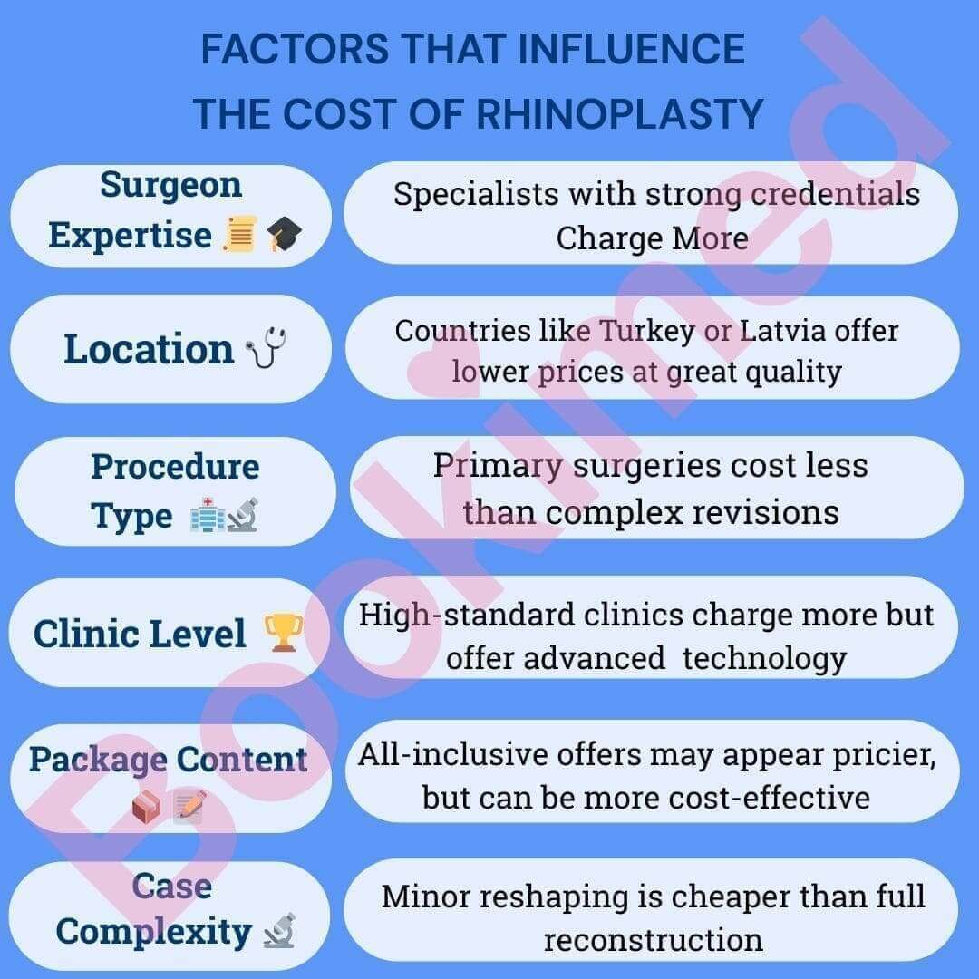 Rhinoplasty Costs and Their Factors