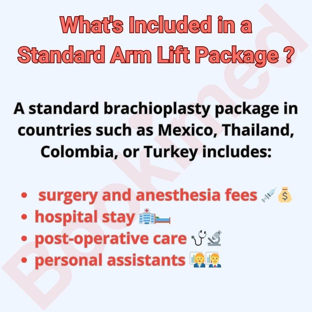 What's Included in an Arm Lift Package