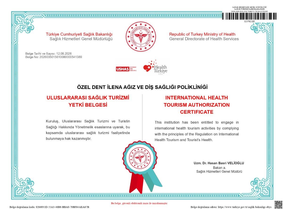 Licencia médica válida para Dent Ilena Oral and Dental Health Clinic