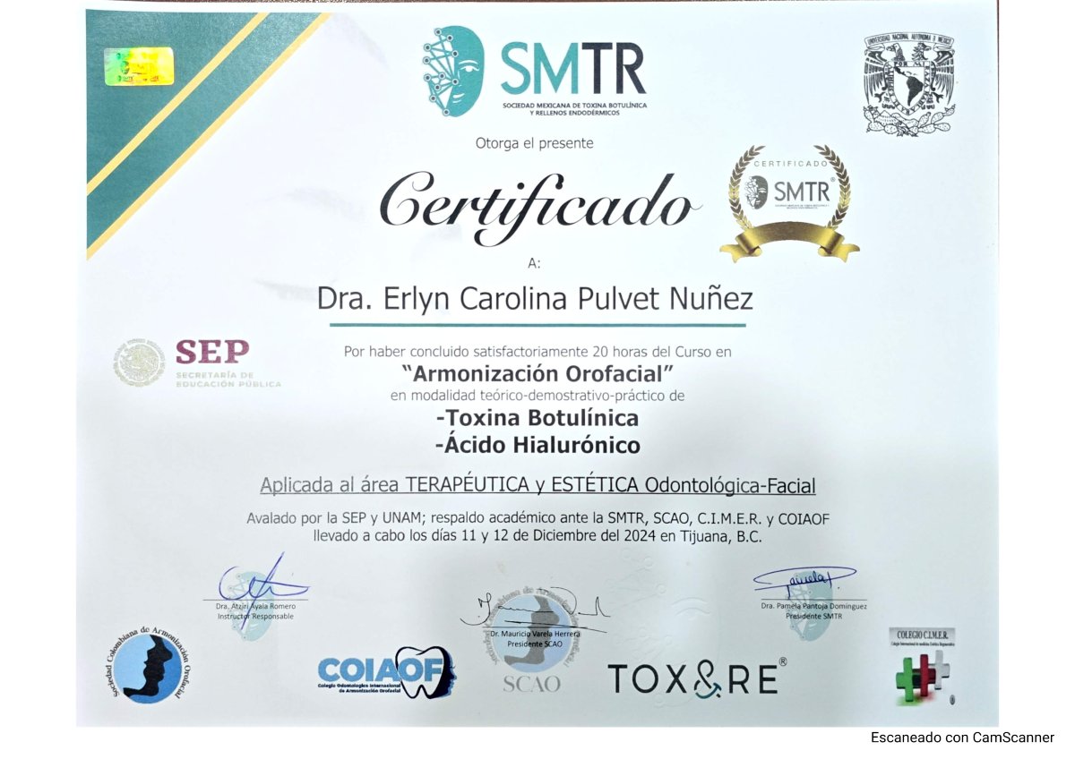 Licencia médica válida para Pulvet Dentist Group