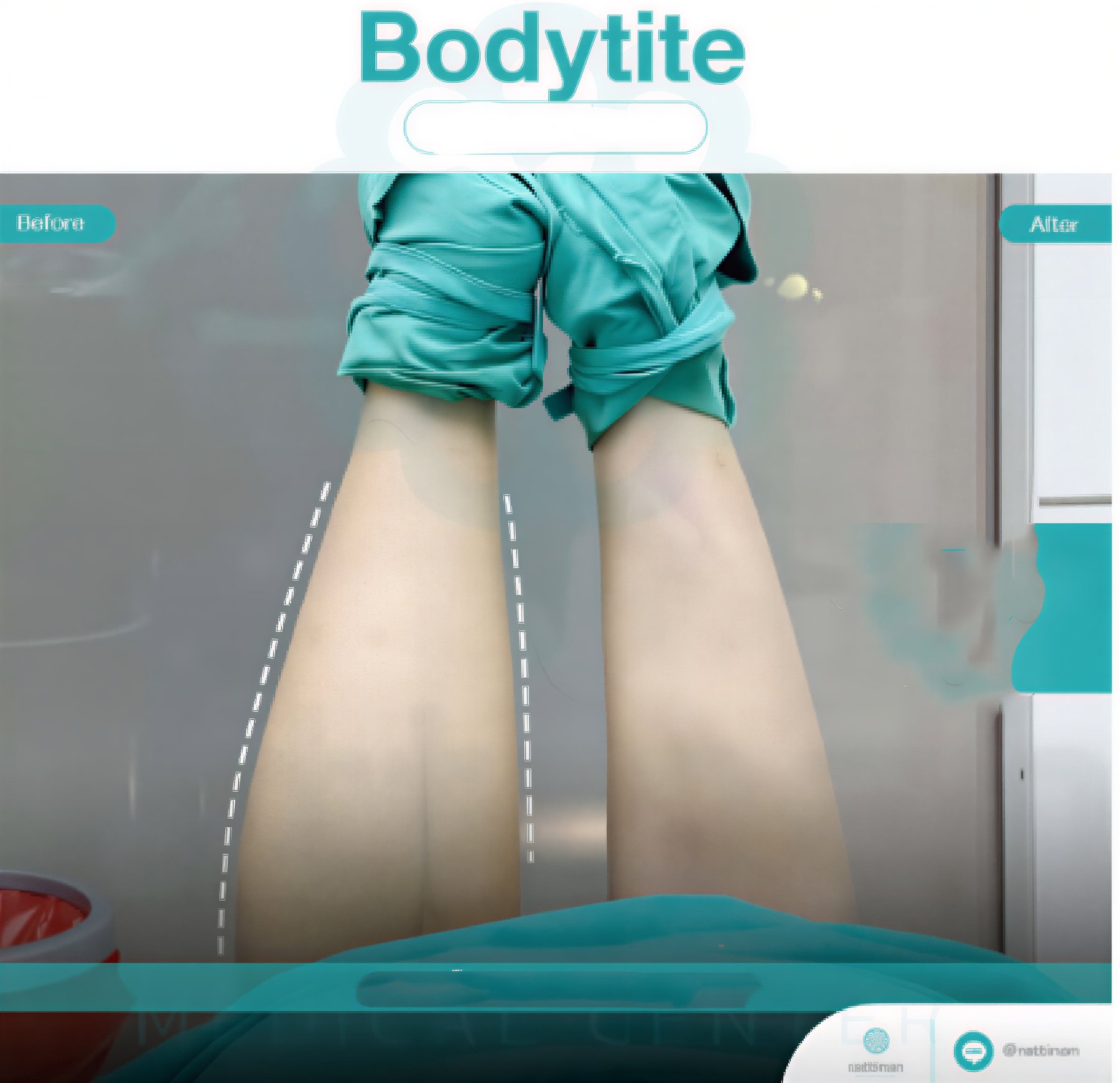 Resultados de liposucción de pantorrillas BodyTite en Rattinan Clinic: antes y después