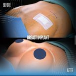 Before and after Breast augmentation photos by Dr. 