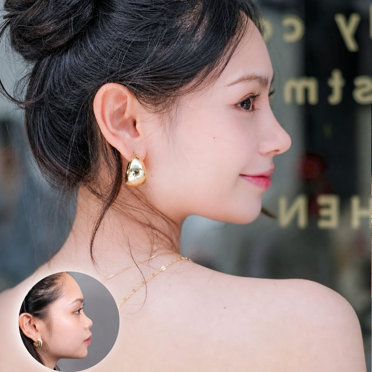 نتائج تجميل الأنف قبل وبعد في عيادة Dr. Chen، تحسين شكل الأنف والملف الجانبي