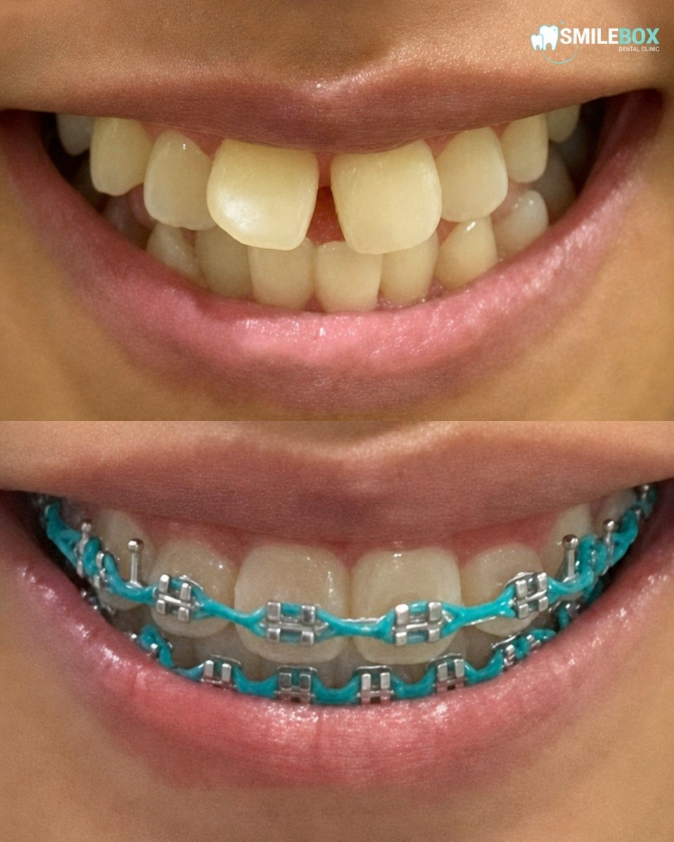 نتائج قبل وبعد التقويم في SmileBox Dental Clinic - Thonglor, Sukhumvit Branch