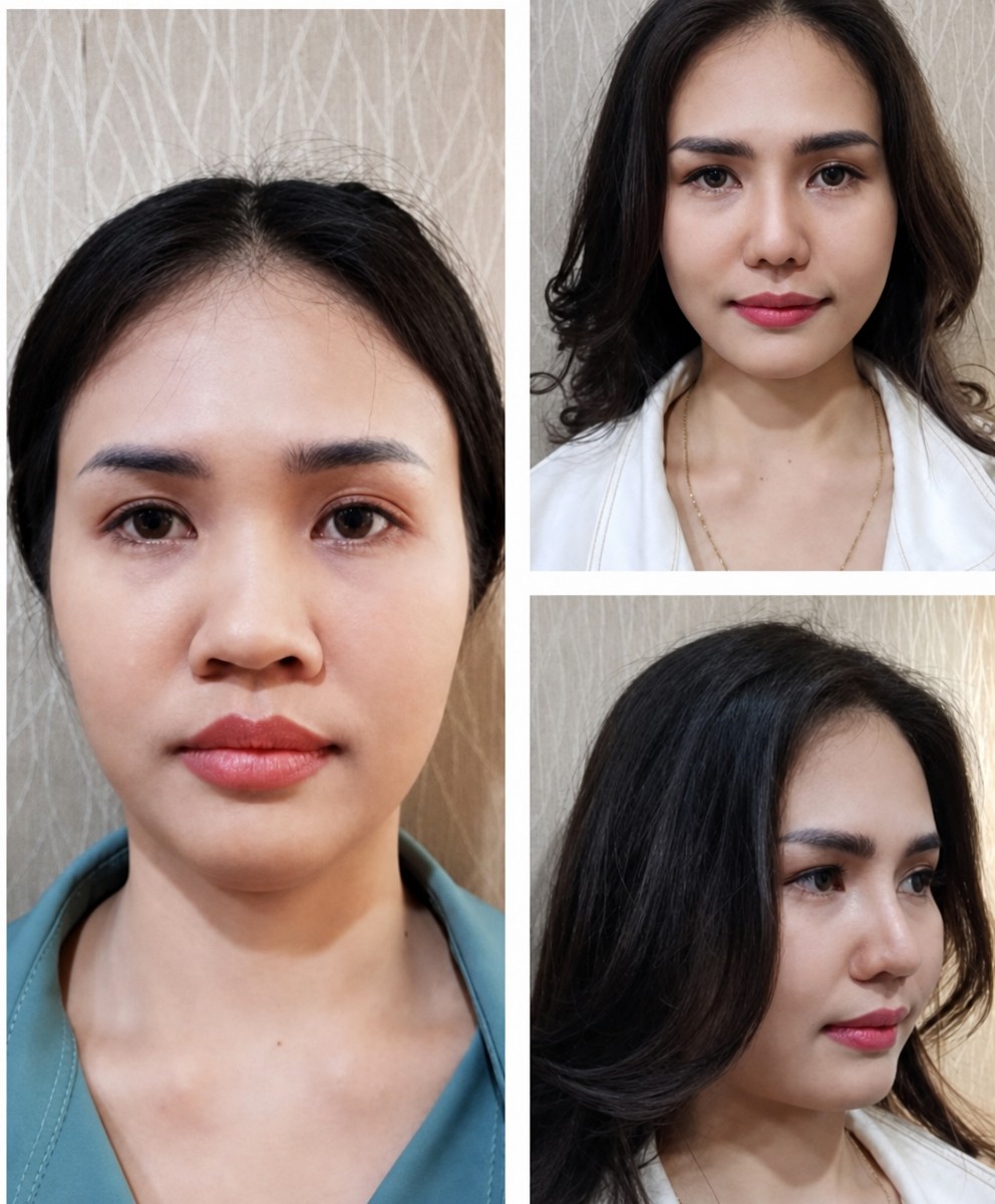 نتائج قبل وبعد عملية تصغير فتحات الأنف في Charismma Clinic، تحسين شكل الأنف