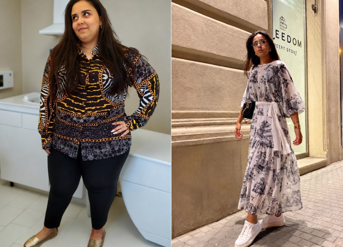 Before and after gastric sleeve surgery results at ÜMRAN TIP MERKEZİ, visible weight loss