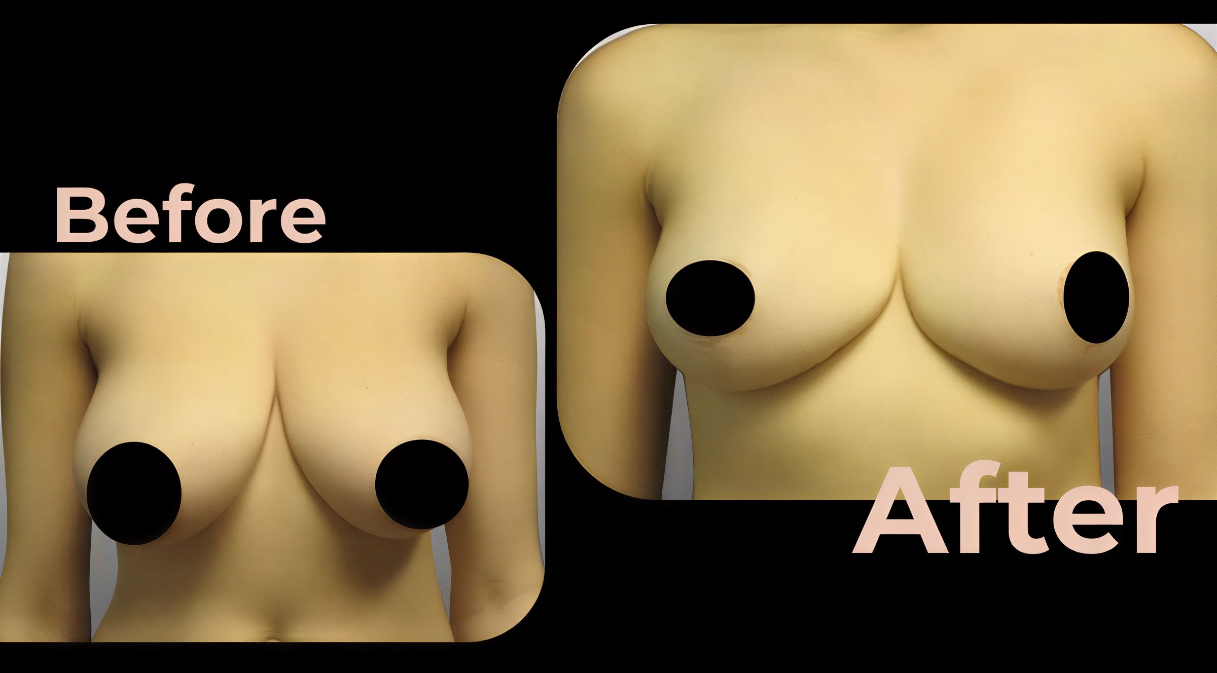 Resultados antes y después de implantes y levantamiento de senos en Avicenna International Hospital