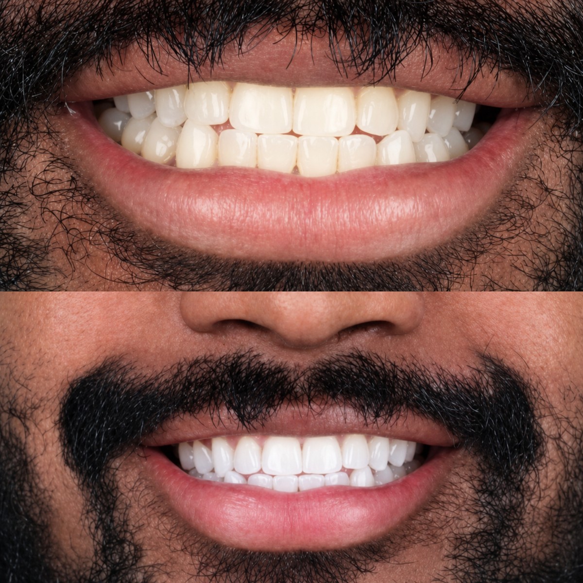 Resultados antes y después de blanqueamiento dental láser en SmileBox Dental Clinic - Thonglor, Sukhumvit