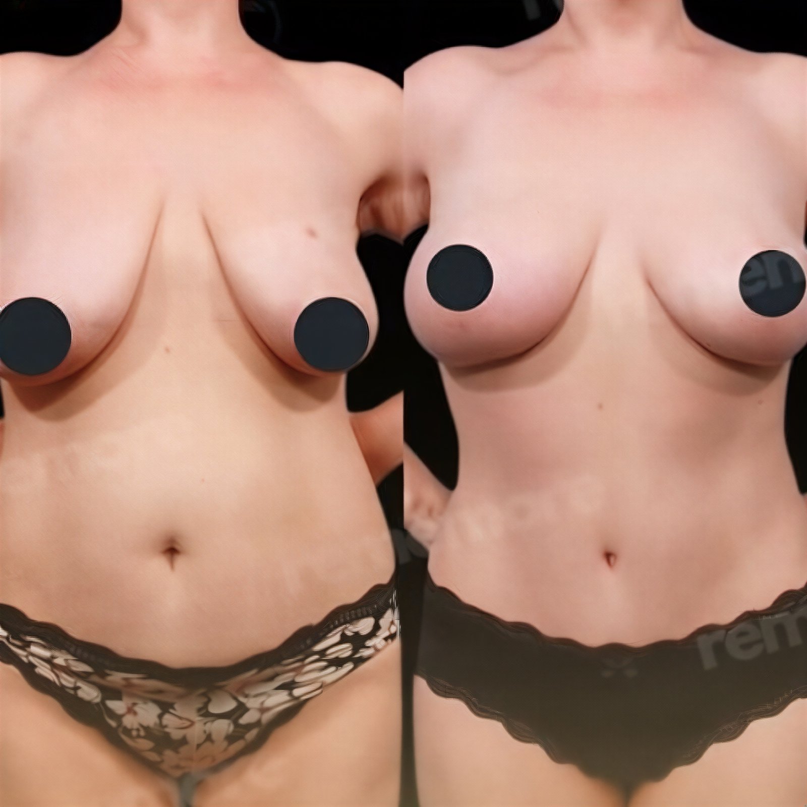 Resultados antes y después de lifting de senos y abdominoplastia en Memorial Göztepe Hospital